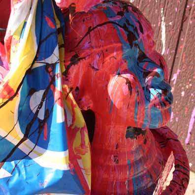 Pink and Blue Goddess