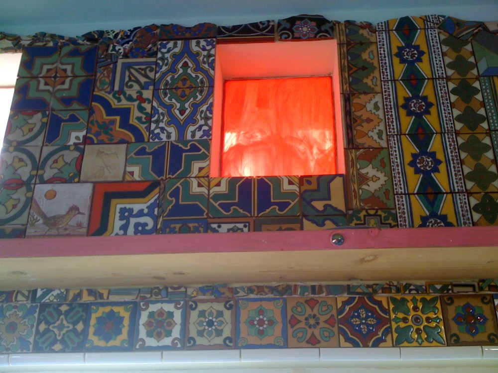 Inside the great room...